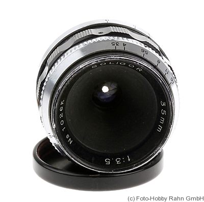 Soligor: 35mm (3.5cm) f3.5 (M39) camera