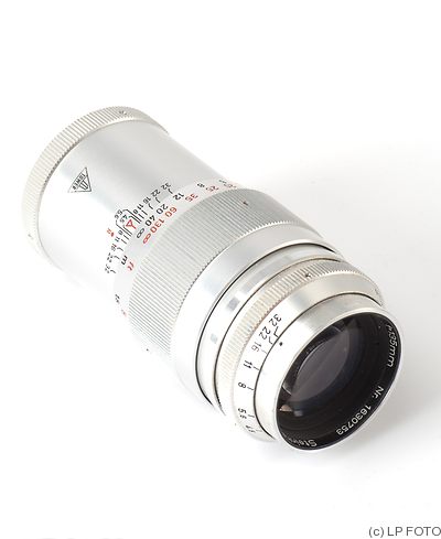 Steinheil: 135mm (13.5cm) f4.5 Culminar VL (M37/Asahiflex) camera