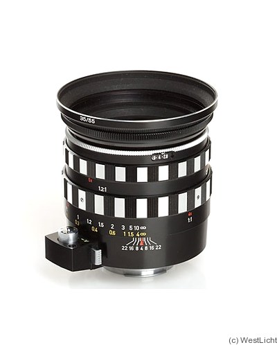 Steinheil: 35mm (3.5cm) f2.8 Macro-Quinaron (Exakta mount) camera