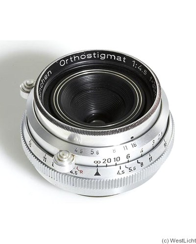 Steinheil: 35mm (3.5cm) f4.5 Orthostigmat VL (M39) camera