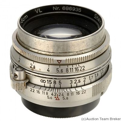 Steinheil: 50mm (5cm) f2 Quinon VL (M39) camera