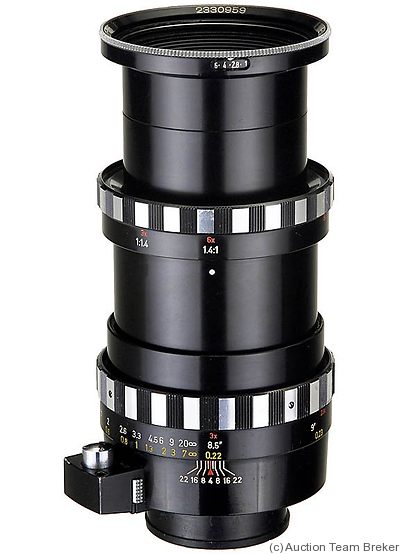 Steinheil: 55mm (5.5cm) f1.9 Macro-Quinar (Exakta) camera