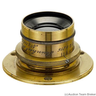 Steinheil: 90mm (9cm) f6.8 Orthostigmat (brass, 3cm height) camera