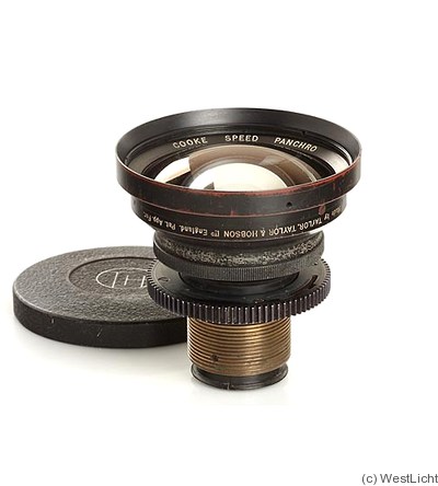 Taylor & Hobson: 18mm (1.8cm) f1.7 Cooke Speed Panchro camera