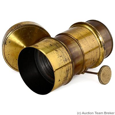 Vallantin: Brass (15.2cm len, 5.88cm dia, 240mm focal) camera