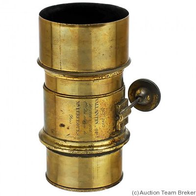 Vallantin: Brass (16cm len, 8cm dia) camera