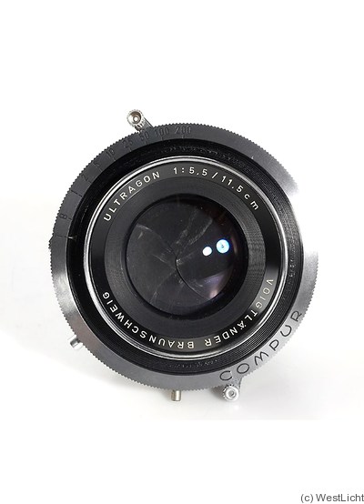 Voigtländer: 110mm (11cm) f5.5 Ultragon (Compur) camera