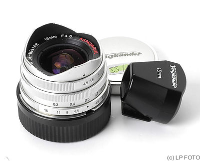 Voigtländer: 15mm (1.5cm) f4.5 Super Wide-Heliar Aspherical (M39, chrome) camera