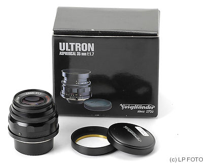 Voigtländer: 35mm (3.5cm) f1.7 Ultron Aspherical (M39, black) camera