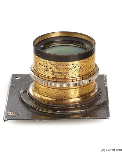 Voigtländer: Collinear II No.4 (brass, f5.4, 5.5cm len, 220mm focal len, 4cm dia) camera