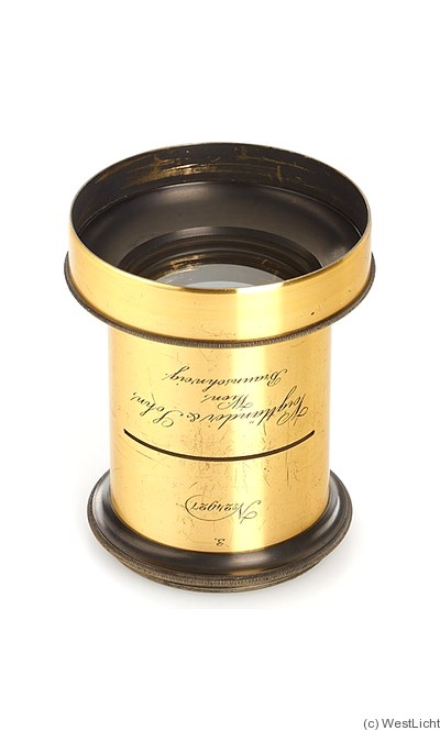 Voigtländer: No. 3 (brass, 10cm len, 320mm focal len, 5cm dia) camera