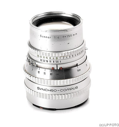 Zeiss, Carl: 150mm (15cm) f4 Sonnar C (Hasselblad, chrome) camera