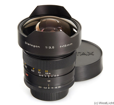 Zeiss, Carl: 15mm (1.5cm) f3.5 Distagon T* (Contax/Yashica) camera
