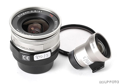 Zeiss, Carl: 21mm (2.1cm) f2.8 Biogon T* (Contax, titan) camera