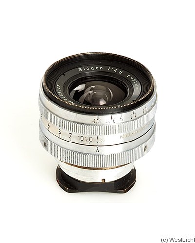 Zeiss, Carl: 21mm (2.1cm) f4.5 Biogon (M39) camera