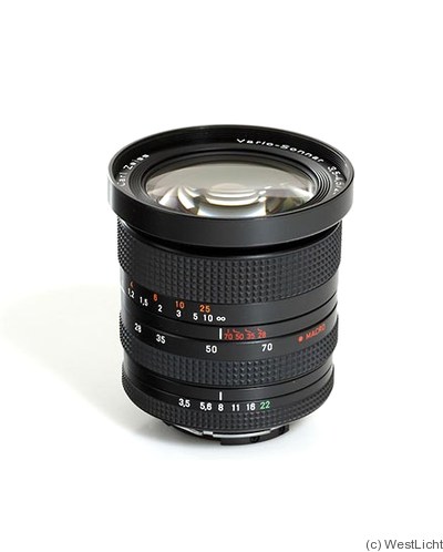 Zeiss, Carl: 28-70mm f3.5-f4.5 Vario-Sonnar (Contax/Yashica) camera
