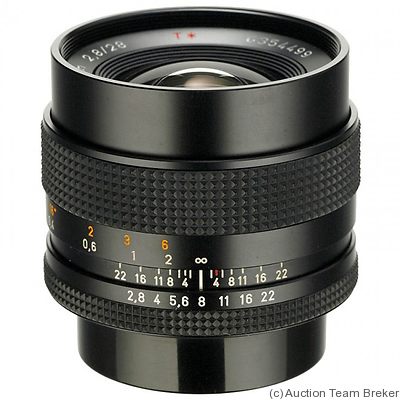Zeiss, Carl: 28mm (2.8cm) f2.8 Distagon T* (Contax/Yashica) camera