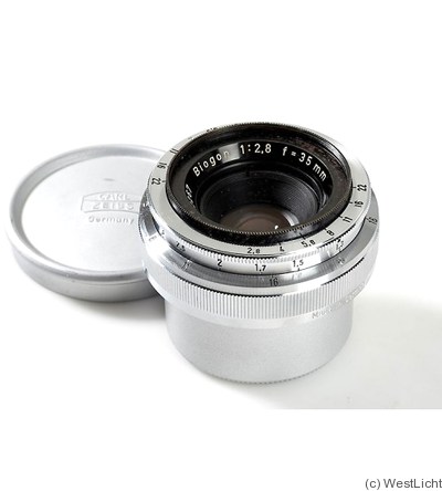 Zeiss, Carl: 35mm (3.5cm) f2.8 Biogon (contax IIa/IIIa, zeiss-opton) camera