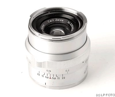 Zeiss, Carl: 35mm (3.5cm) f4 Distagon (Contarex) camera