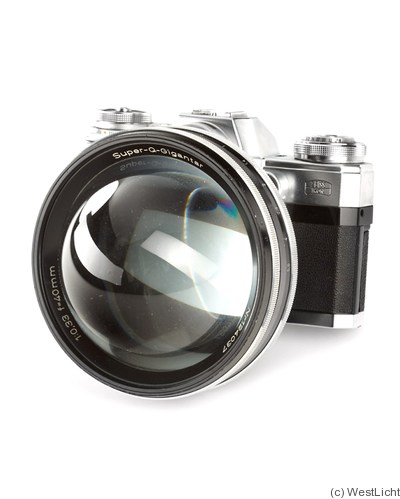 Zeiss, Carl: 40mm (4cm) f0.33 Super-Q-Gigantar (w/bullseye) camera