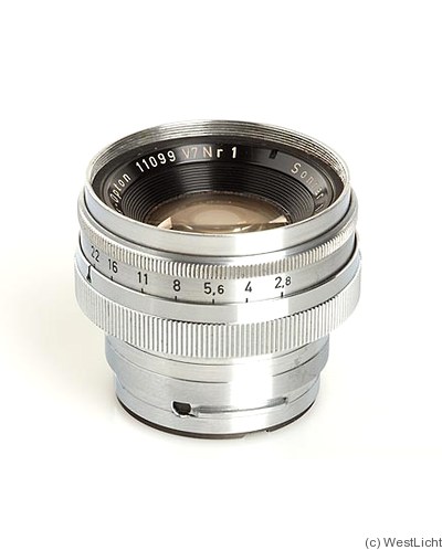 Zeiss, Carl: 50mm (5cm) f2.8 Opton Sonnar (contax, prototype) camera