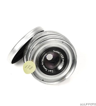 Zeiss, Carl: 50mm (5cm) f3.5 Tessar (contax) camera