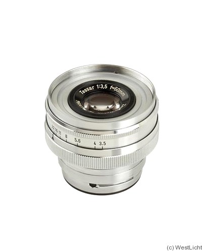 Zeiss, Carl: 50mm (5cm) f3.5 Tessar (contax, Zeiss-Opton) camera