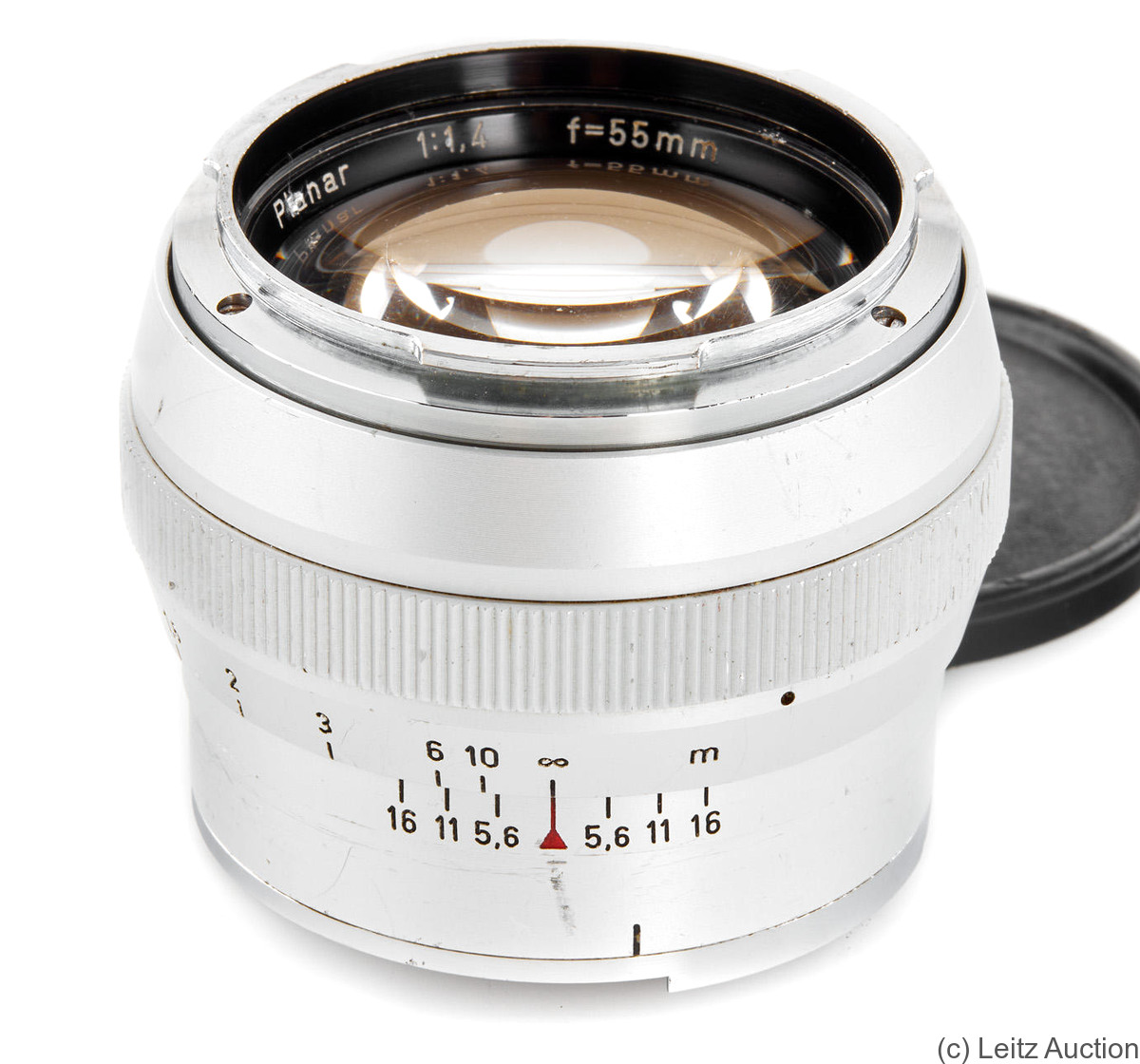 Zeiss, Carl: 55mm (5.5cm) f1.4 Planar (Contarex, chrome) camera