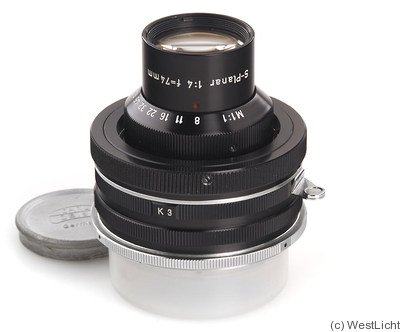 Zeiss, Carl: 74mm (7.4cm) f4 S-Planar (Nikon F) camera