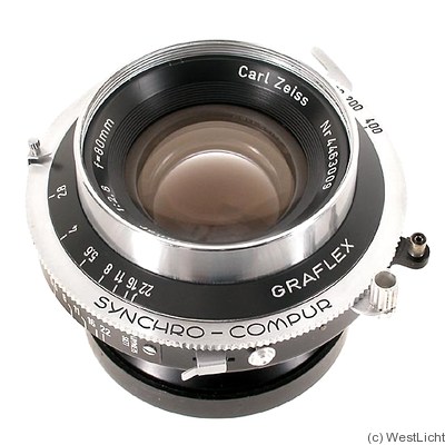 Zeiss, Carl: 80mm (8cm) f2.8 Planar (Graflex) camera