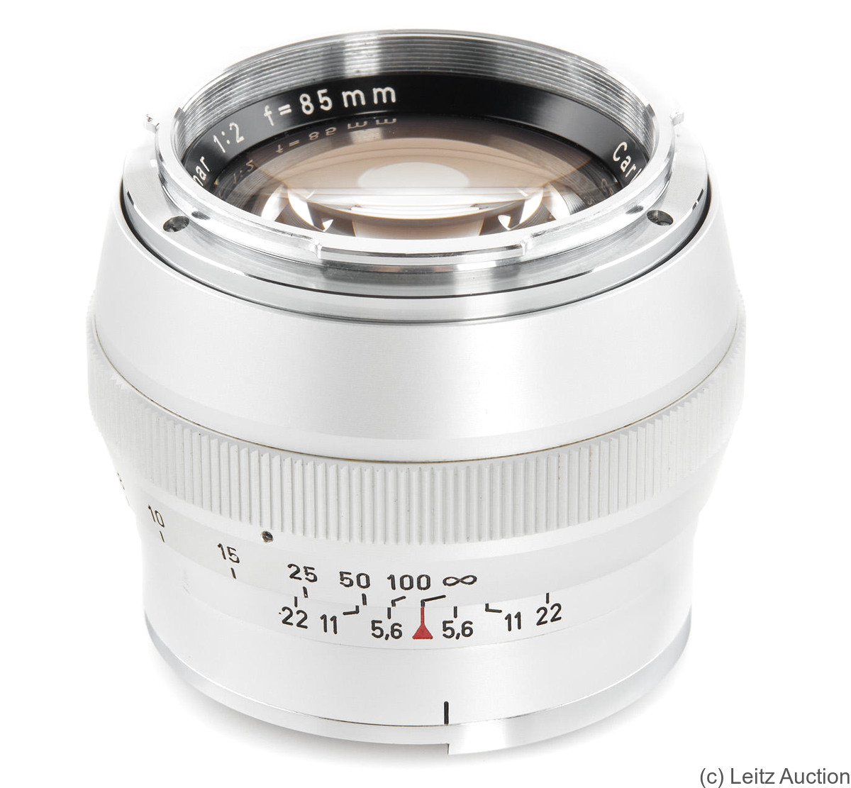 Zeiss, Carl: 85mm (8.5cm) f2 Sonnar (Contarex, chrome) camera