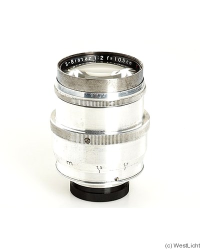 Zeiss, Carl Jena: 105mm (10.5cm) f2 S-Biotar T (Kine Exakta) camera