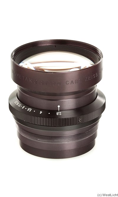 Zeiss, Carl Jena: 120mm (12cm) f2.8 Biometar camera