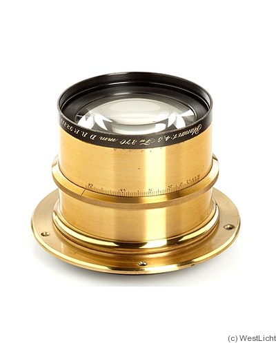 Zeiss, Carl Jena: 370mm (37cm) f4.5 Planar (brass) camera