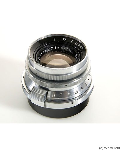 Zeiss, Carl Jena: 42.5mm (4.25cm) f4 Biotar (Contax, 4¼cm) camera