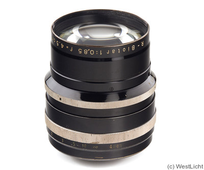 Zeiss, Carl Jena: 45mm (4.5cm) f0.85 R-Biotar camera
