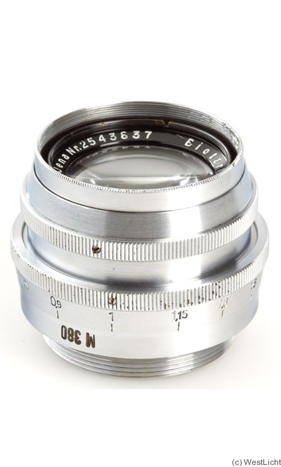 Zeiss, Carl Jena: 58mm (5.8cm) f2 Biotar (Praktiflex) 'Marine' camera