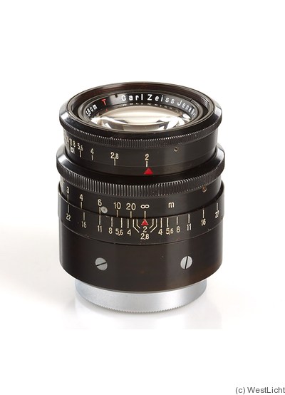Zeiss, Carl Jena: 58mm (5.8cm) f2 Biotar T (M39) camera