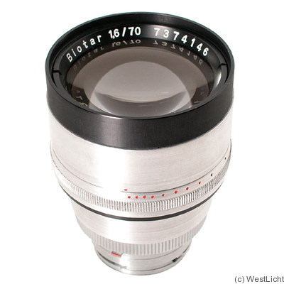 Zeiss, Carl Jena: 75mm (7.5cm) f1.6 Biotar (Contax) camera