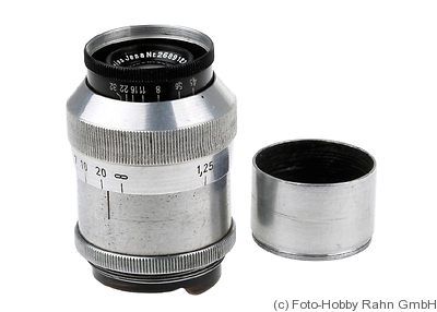 Zeiss, Carl Jena: 75mm (7.5cm) f4.5 Tessar (M39, aluminum) camera