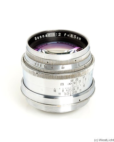 Zeiss, Carl Jena: 85mm (8.5cm) f2 Sonnar T (M42) camera