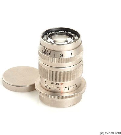 Zeiss, Carl Jena: 85mm (8.5cm) f4 Triotar (Exakta) camera