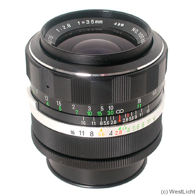 Zeiss Ikon: 35mm (3.5cm) f2.8 Wide-Auto (Icarex 35, BM) camera
