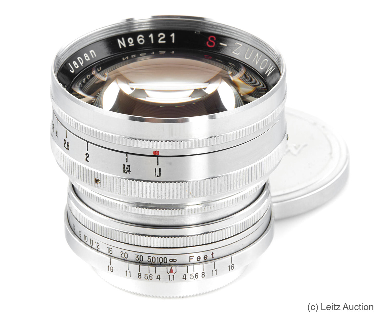 Zunow: 50mm (5cm) f1.1 (M39, S-Zunow) camera