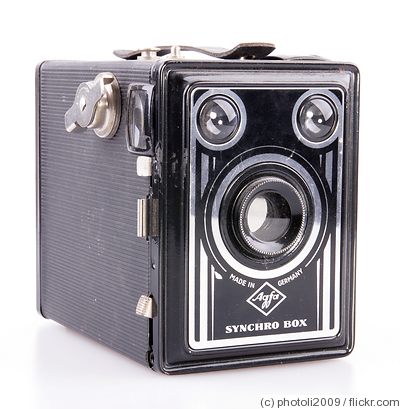 Vecchia fotocamera Agfa Synchro BOX MADE in Germany 
