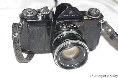 Asahi: Honeywell Heiland Pentax H2 (black) camera