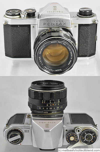 Asahi: Honeywell Heiland Pentax H2 camera