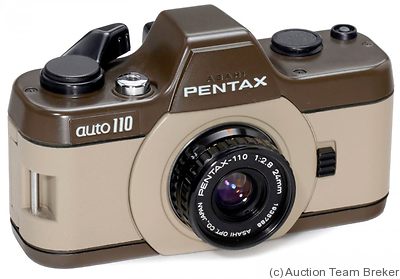 Asahi: Pentax Auto 110 Safari (brown) camera