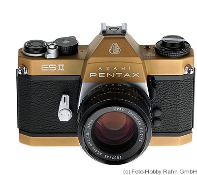 Asahi: Pentax ES II (gold) camera