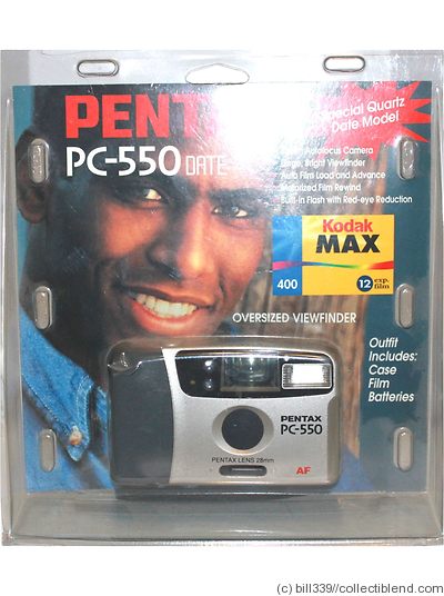 Asahi: Pentax PC 550 Date Price Guide: estimate a camera value